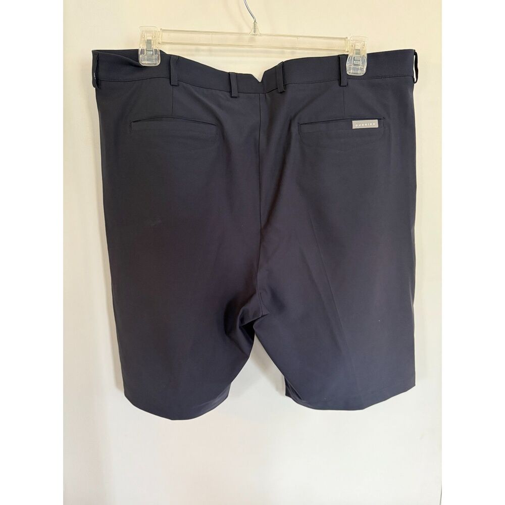 Dunning Golf Men’s Shorts 40 Navy Casual Classic Preppy Flat Front Stretch